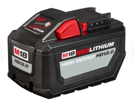 BATTERY HD12.0 M18 HIGH OUTPUT REDLITHIUM - Batteries & Chargers